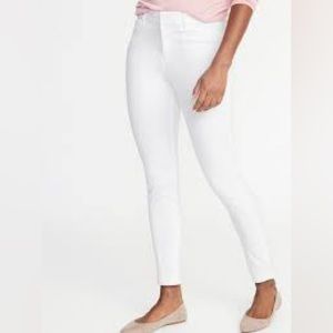 Old Navy white pixie ankle pants size 14